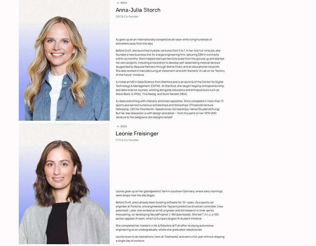 DRYTFT - Anna-Julia Storch und Leonie Freisinger