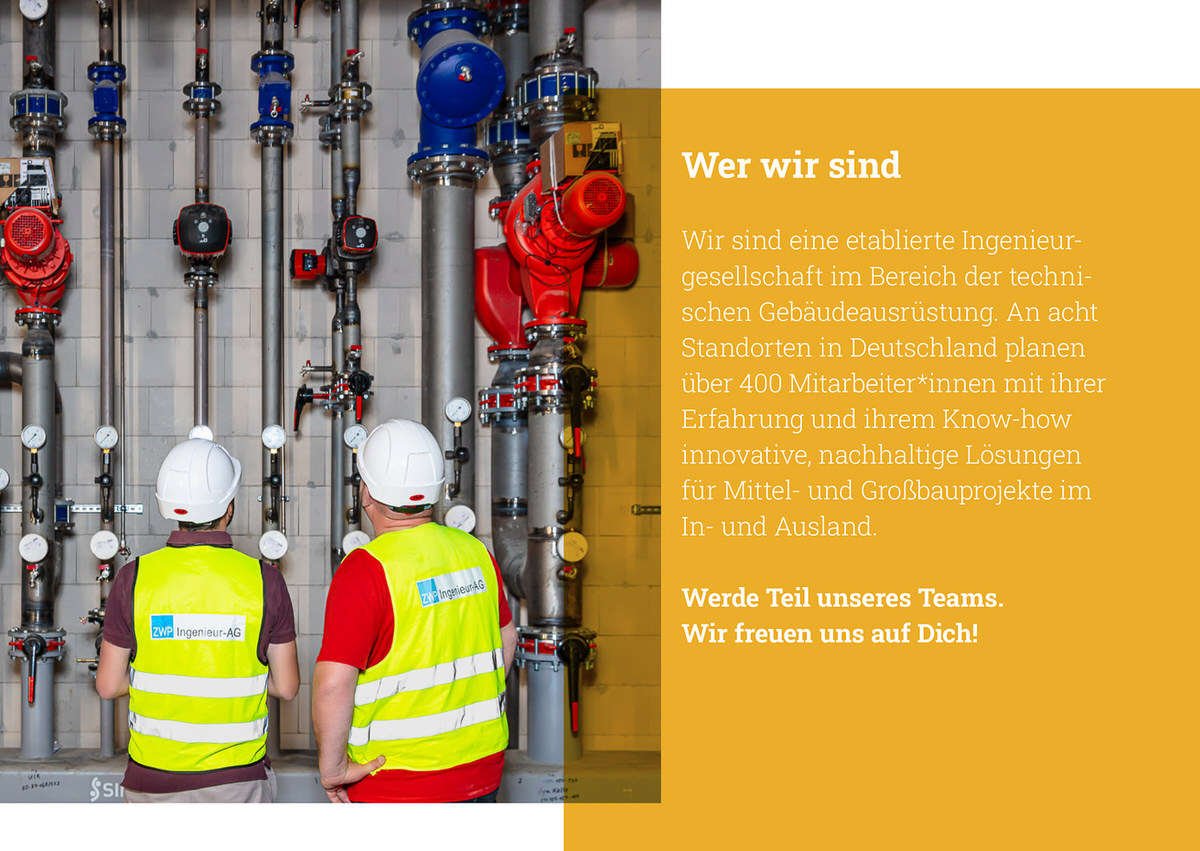 Business- und Industriefotografie für ZWP Ingenieur AG